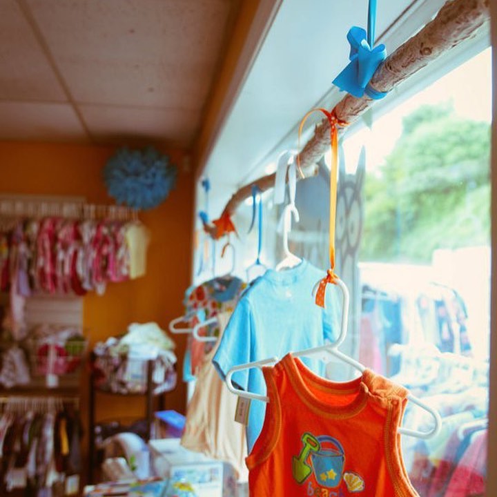 Bright window display